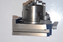 side2 Vertex 4" 100mm rapid indexer VS1-4 rotary table 3 jaw chuck tailstock milling machine for sale