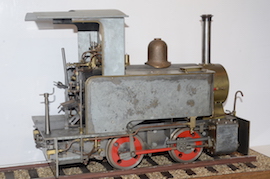 main 5" Maxitrak Ruby 0-4-0 small live steam tank loco for sale.