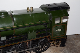 cab 5" Royal Scot 4-6-0 live steam loco for sale