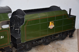 tender 5" Royal Scot 4-6-0 live steam loco for sale