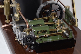 side Stuart Score live steam plant. HB4 boiler pump water tank with certificates for sale.