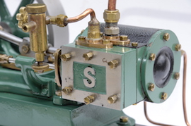 Stuart turner No 9 live steam horizontal engine for sale main view