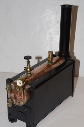main view stuart live steam Babcock 500 boiler engine for sale