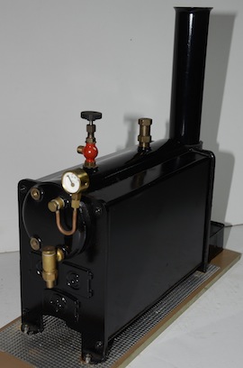 main view stuart 501 babcock live steam boiler for sale