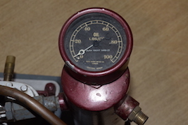 gauge Stuart Compressor vacuum pump for live steam engine for sale
