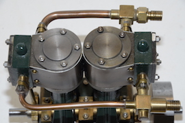 top Stuart D10 machined double 10 live steam vertical twin engine for sale