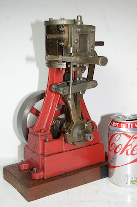 main view stuart live steam number 4 vertical engine for sale