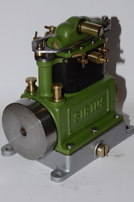 main view stuart live steam engine Sirius marine for sale