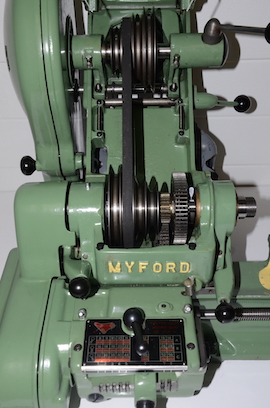 pulley View Myford super 7 7B lathe for sale SK147492