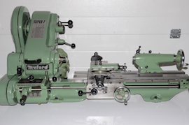 Main Myford Super 7B power cross feed & gearbox lathe for sale SK154288