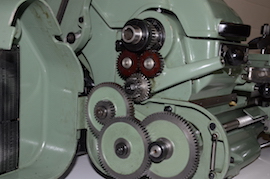 gears Myford Super 7 pcf + dro lathe for sale SK160569