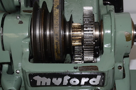 spindle2 Myford Super 7B lathe for sale Induction hardened bedways SK168747