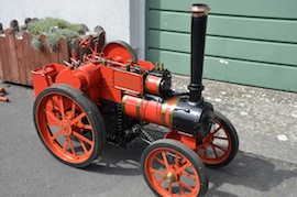 main view 4" A2 Tasker little giant tractor live steam traction engine for sale