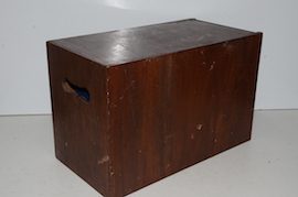 back Wooden storage box for 3.5" Tich. LBSC live steam tank loco 0-4-0 for sale