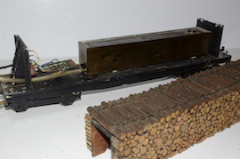 tank G1 gauge timber transport wagons for live steam loco for sale