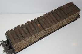 chain1 G1 gauge timber transport wagons for live steam loco for sale