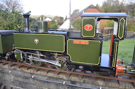 side2 7 1/4" gauge Tom Rolt live steam loco for sale. 0-4-2 Talyllyn Railway No 7. Professional John Ellis copper boiler.