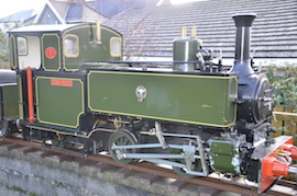 right 7 1/4" gauge Tom Rolt live steam loco for sale. 0-4-2 Talyllyn Railway No 7. Professional John Ellis copper boiler.