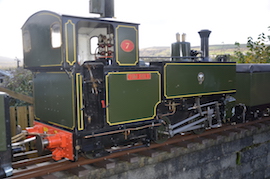 cab 7 1/4" gauge Tom Rolt live steam loco for sale. 0-4-2 Talyllyn Railway No 7. Professional John Ellis copper boiler.