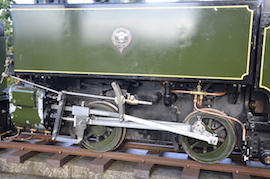 motion 7 1/4" gauge Tom Rolt live steam loco for sale. 0-4-2 Talyllyn Railway No 7. Professional John Ellis copper boiler.