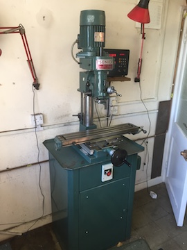 main Tom Senior E type milling machine with DRO for sale