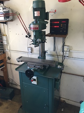 main2 Tom Senior E type milling machine with DRO for sale