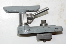 main view woodworker's myford lathe chisel tool rest for sale