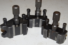 back Tripan Swiss 111 tool post, quick change. For Schaublin Myford lathes for sale. 131 132 holders
