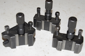 end Tripan Swiss 111 tool post, quick change. For Schaublin Myford lathes for sale. 131 132 holders