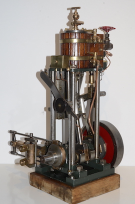 side Large Marine Launch Vertical single live steam engine for sale