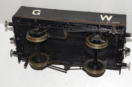 base 3.5" live steam open wagon for loco. Coal plank for sale.