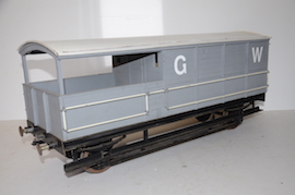 main 5" live steam loco guard's truck wagon for sale