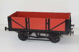 7.25" 17D planked wagon live steam loco for sale