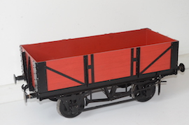 main 7.25" 17D planked wagon live steam loco for sale