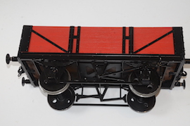 under 7.25" 17D planked wagon live steam loco for sale