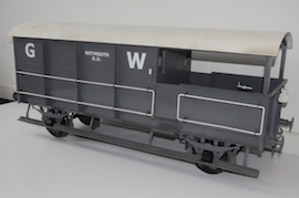 7.25" 17D toad passenger wagon live steam loco for sale