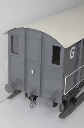 end 7.25" 17D toad passenger wagon live steam loco for sale