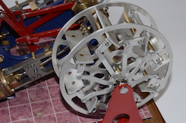 wheel Edgar Westbury Diagonal Paddle Wheel live steam Engine for sale