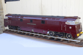 right 5" BR Western Guardsman electric diesel D1000 Class 52 for sale