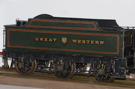 main County Carlow 3.5" live steam 4-4-0 GWR loco for sale Don Young