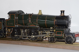 main County Carlow 3.5" live steam 4-4-0 GWR loco for sale Don Young