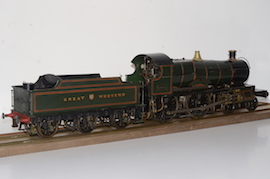 main County Carlow 3.5" live steam 4-4-0 GWR loco for sale Don Young