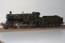 main County Carlow 3.5" live steam 4-4-0 GWR loco for sale Don Young