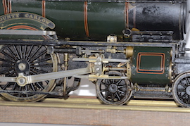 motion County Carlow 3.5" live steam 4-4-0 GWR loco for sale Don Young