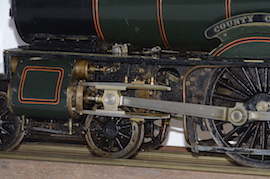 main County Carlow 3.5" live steam 4-4-0 GWR loco for sale Don Young
