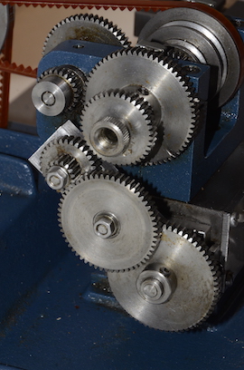 gears view Cowells ME90  lathe for saleswitch