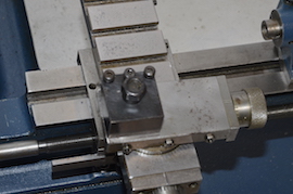 tailstock view Cowells ME90  lathe for sale