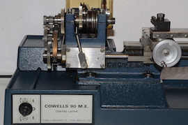 left Cowells ME90  lathe for sale