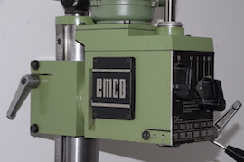 head2 view Emco FB2 U2 vertical milling machine for sale