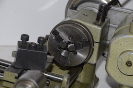 chuck view emco unimat selecta SL lathe for sale